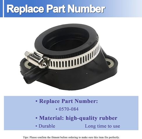 0570-084 Intake Manifold Boot Fit for Arctic Cat 400 4x4 TRV DVX Automatic 2005-2014 in Saudi Arabia