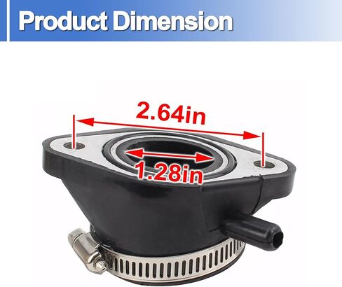 0570-084 Intake Manifold Boot Fit for Arctic Cat 400 4x4 TRV DVX Automatic 2005-2014 in Saudi Arabia