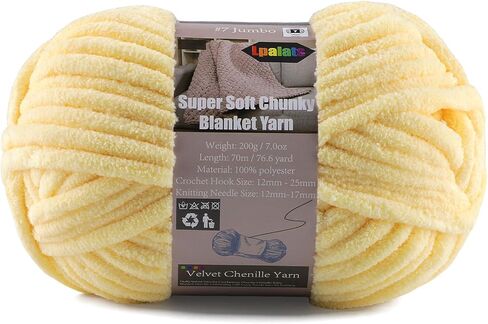 Velvet Chenille Yarn for Crocheting Super Bulky - 1 Skein of 200g/7oz - Ultra Soft Baby Blanket Chunky Plush Yarn for Knitting Amigurumi Crochet Thick Blankets (76.6 yds)(1, Orange) in Saudi Arabia