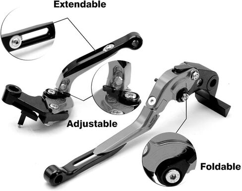 لـ Yamaha YZF-R3 YZF R3 YZFR3 2015 2023 مقبض فرامل قابل للتعديل للدراجة النارية قابل للطي وقابل للتمدد (اللون: 10) in Saudi Arabia