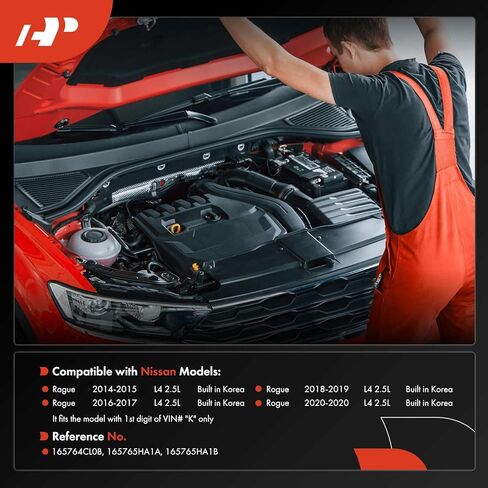 قناة دخول هواء المحرك A-Premium متوافقة مع Nissan Rogue 2014-2020 2.5L in Kuwait