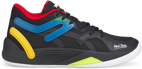 PUMA Mens TRC Blaze Court Black Fives Athletic Basketball Shoes in Saudi Arabia