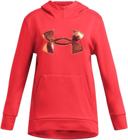Under Armour Girls Armourfleece Iridescent Big Logo Hoodie in Kuwait
