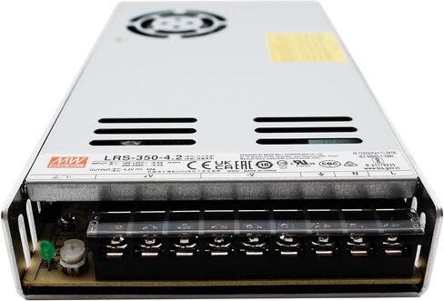 Mean Well LRS-350-5 Enclosed 300W 60A 5V AC/DC Power Supply High Efficiency, Adjustable Output, Cooling Fan, Wide Input Voltage, Comprehensive Protections Ideal for Industrial, LED, A/V Applications in Kuwait