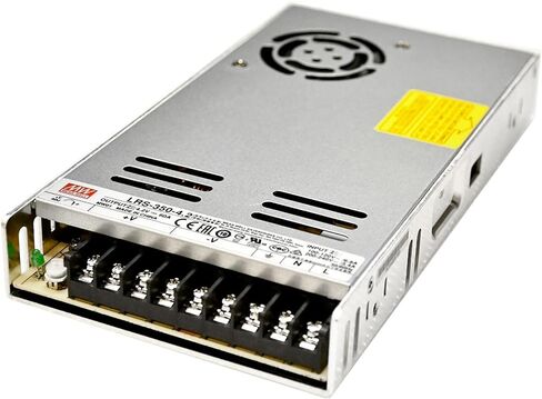 Mean Well LRS-350-5 Enclosed 300W 60A 5V AC/DC Power Supply High Efficiency, Adjustable Output, Cooling Fan, Wide Input Voltage, Comprehensive Protections Ideal for Industrial, LED, A/V Applications in Kuwait