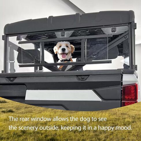 FinFox Slingshot Rear Window for Polaris Ranger Accessories,Clear Hard Coated Rear Windshield Compatible with Polaris Ranger XP 1000 2017-2025/ Ranger 1000 2020-2025/ Ranger XP 900 2013-2019 in Saudi Arabia