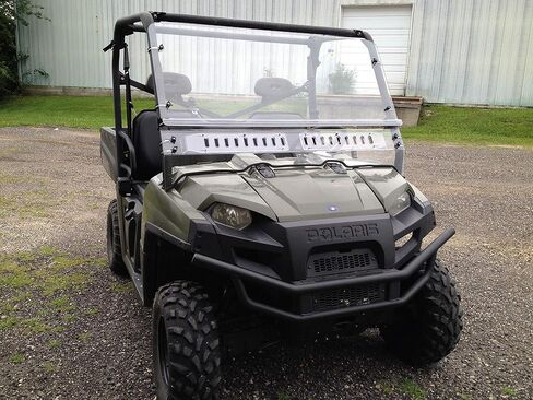 Compatible with Polaris Ranger 800 Fullsize Round Cage 2009-2014 Vented Windshield in Saudi Arabia