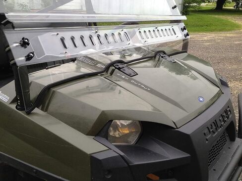 Compatible with Polaris Ranger 800 Fullsize Round Cage 2009-2014 Vented Windshield in Saudi Arabia