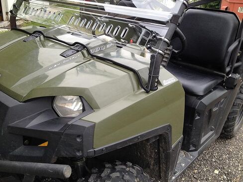 Compatible with Polaris Ranger 800 Fullsize Round Cage 2009-2014 Vented Windshield in Saudi Arabia
