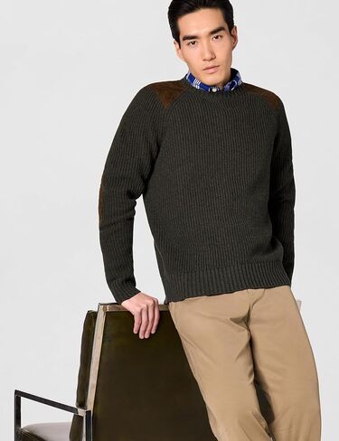 Brooks Brothers Men's Lambswool English Rib Crew Neck Sweater in Saudi Arabia