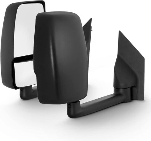 AKKON - For 2003-19 Chevy Express 1500/2500/3500 + GMC Savana 1500/2500/3500 Full-Size Van Manual Towing Towing Mirrors Pair Set in Saudi Arabia