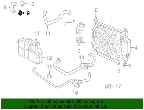 Mopar 55037660AA CLAMP HOSE in Saudi Arabia
