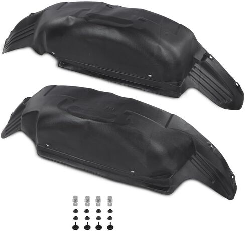 ANDPLAY Rear Wheel Well Liner Kit Compatible with Ford F150 Pickup Truck 2021 ML3Z9927886A Black in Saudi Arabia
