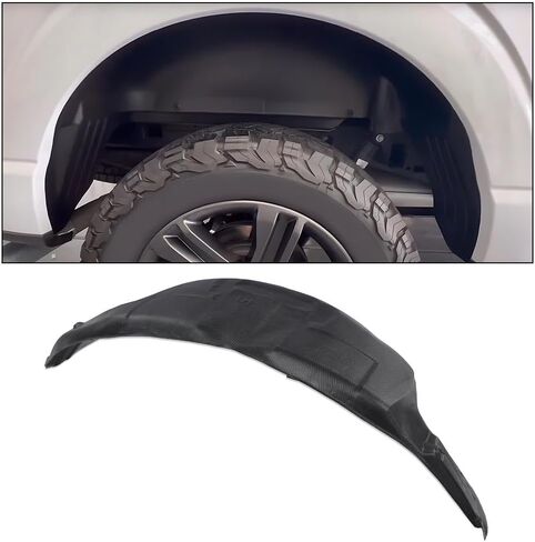 ANDPLAY Rear Wheel Well Liner Kit Compatible with Ford F150 Pickup Truck 2021 ML3Z9927886A Black in Saudi Arabia