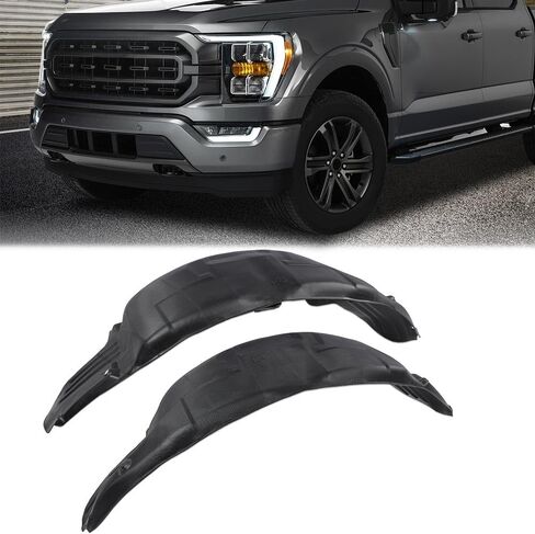 ANDPLAY Rear Wheel Well Liner Kit Compatible with Ford F150 Pickup Truck 2021 ML3Z9927886A Black in Saudi Arabia