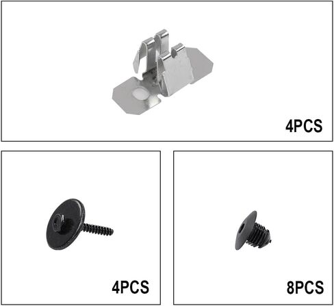 ANDPLAY Rear Wheel Well Liner Kit Compatible with Ford F150 Pickup Truck 2021 ML3Z9927886A Black in Saudi Arabia