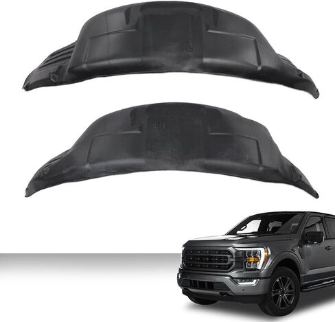 ANDPLAY Rear Wheel Well Liner Kit Compatible with Ford F150 Pickup Truck 2021 ML3Z9927886A Black in Saudi Arabia