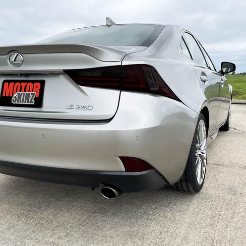 SlickMod PreCut Vinyl Smoke Tint for 2014-2016 Lexus is Tail Light & Reflector (2. Taillight Cutout, 20% Dark Smoke) in Saudi Arabia