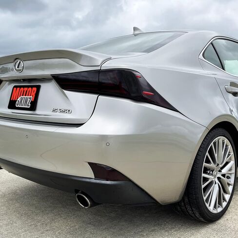 SlickMod PreCut Vinyl Smoke Tint for 2014-2016 Lexus is Tail Light & Reflector (2. Taillight Cutout, 20% Dark Smoke) in Saudi Arabia