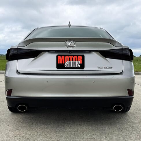 SlickMod PreCut Vinyl Smoke Tint for 2014-2016 Lexus is Tail Light & Reflector (2. Taillight Cutout, 20% Dark Smoke) in Saudi Arabia