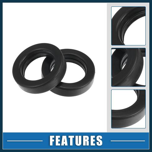 Fuel Injector O Rings Seals Fuel Injector Repair Kit for Honda Accord Civic 1988-2002 Rubber Black (Set of 4) Automotive Parts in Saudi Arabia