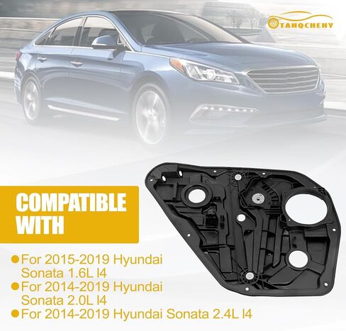 83471-C1000 Rear Left Power Window Regulator w/Panel w/o Motor Compatible with Hyundai Sonata 1.6L 2.0L 2.4L 2014-2019 83471 C1000 83471C1000 83471-C2000 83471 C2000 83471C2000 in Kuwait