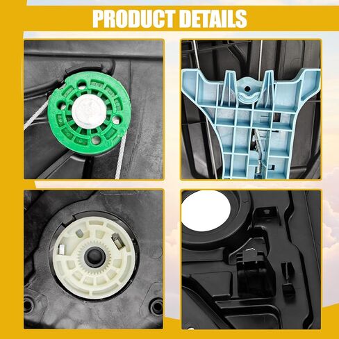 83471-C1000 Rear Left Power Window Regulator w/Panel w/o Motor Compatible with Hyundai Sonata 1.6L 2.0L 2.4L 2014-2019 83471 C1000 83471C1000 83471-C2000 83471 C2000 83471C2000 in Kuwait