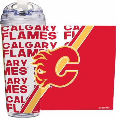 Rico Industries NHL Hockey Florida Panthers 2024 Stanley Cup Champions 24oz Acrylic Tumbler with Hinged Lid, Officially Licensed Double Wall Tumbler with Straw in Saudi Arabia