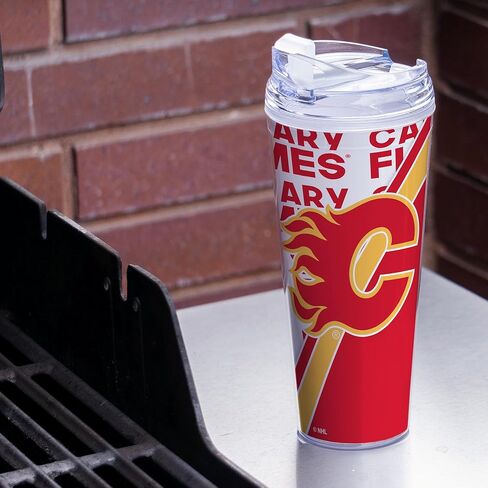 Rico Industries NHL Hockey Florida Panthers 2024 Stanley Cup Champions 24oz Acrylic Tumbler with Hinged Lid, Officially Licensed Double Wall Tumbler with Straw in Saudi Arabia