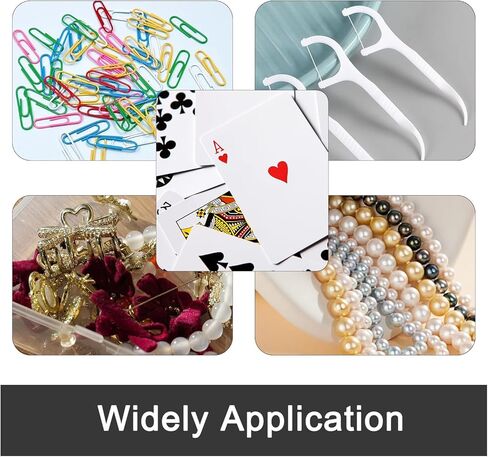 Playing Card Cases 4 Pcs, Plastic Clear Card Holder, Gaming Card Deck Storage Box Snap Closed (NO Cards) in Saudi Arabia
