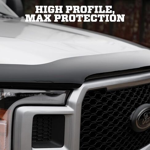 Husky Liners Hood Protector | Fits 2003-2005 Honda Pilot, High Profile/Bug Shield - 1 pc., Smoke | 2814853 in Saudi Arabia