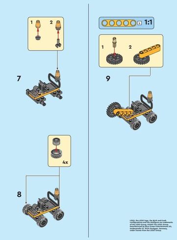 LEGO City: Construction Worker Minifigure with Buzzsaw Vehicle in Saudi Arabia