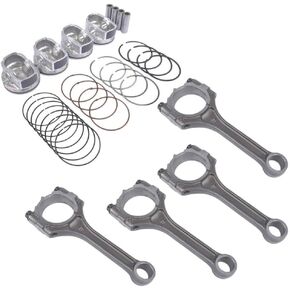 AP02 Connecting Rod and Piston Kit Compatible with Accent Rio EX LX SX Soul 2010 2011 2012 2013 2014 2015 2016 2017 2018 Models in Saudi Arabia