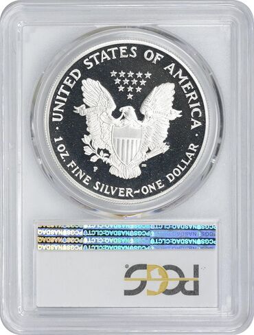 1996 P American Silver Dollar Eagle PR69DCAM PCGS in Saudi Arabia