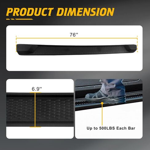 Running Boards Fit for Ford Explorer Base ST XLT Limited Platinum ST-Line Timberline 2020-2025, Aluminium Anti-Slip Side Steps Bars Nerf Bar Pedal Step (Pair) in Saudi Arabia