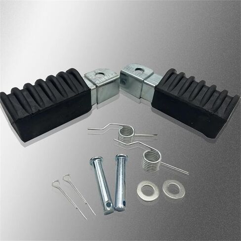دراجة نارية القدم الراحة دواسة أوتاد اليسار الأيمن مسند القدم Footpeg Footpegs لياماها ل PW50 ل PW80 ل PW 50 80 الترابية حفرة لملحقات ATV in Kuwait