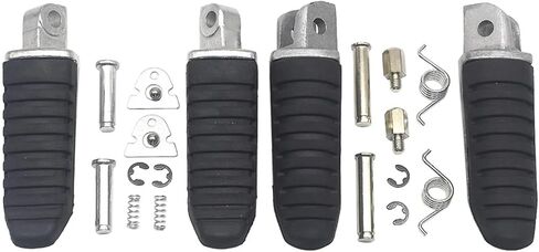 Motorcycle Front Rear Footrests Foot peg For Suzuki for Gladius SFV650 GSR400 GSR600 SV400 SV650 SV1000 GSR750 GSX1300R GSF1250 GSX1(Front) in Kuwait