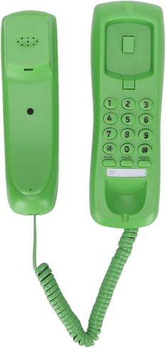 Bewinner Mini Landline Phone, Compact Landline Telephone with Mute, Pulse Dialing, Anti Interference Thunder, Desk Wall Convertible, Ideal for Office Home Hotel (Blue) in Saudi Arabia