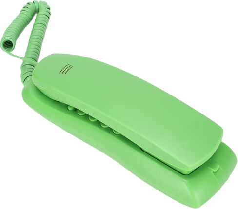 Bewinner Mini Landline Phone, Compact Landline Telephone with Mute, Pulse Dialing, Anti Interference Thunder, Desk Wall Convertible, Ideal for Office Home Hotel (Blue) in Saudi Arabia