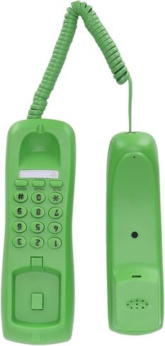 Bewinner Mini Landline Phone, Compact Landline Telephone with Mute, Pulse Dialing, Anti Interference Thunder, Desk Wall Convertible, Ideal for Office Home Hotel (Blue) in Saudi Arabia