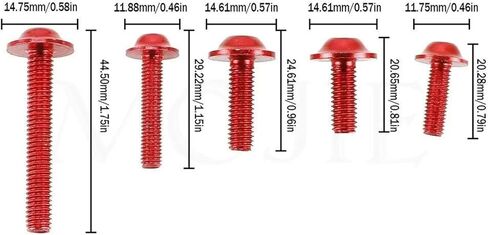 مسامير هيكل السيارة للدراجات النارية مسامير براغي لـ CFMOTO لـ CF MOTO 250SR 450SR 450SS 250CL-X 700CLX ADV SPORT 700CL-X عدة ملحقات صواميل الجسم (أسود) in Kuwait