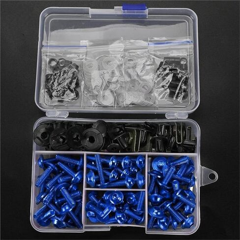 Bodywork Screws Motorcycle Fairing Bolts Screws Bolt For CFMOTO For CF MOTO 250SR 450SR 450SS 250CL-X 700CLX ADV SPORT 700CL-X Kit Body Nuts Accessories(Black) in Saudi Arabia