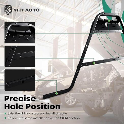YHTAUTO Front Center Radiator Support Fit for Chevrolet Silverado Avalanche Suburban 1500 Tahoe & Cadillac Escalade & GMC Sierra Yukon XL, Radiator Core Support Assembly Steel in Saudi Arabia
