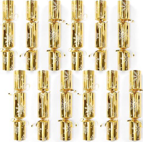 JOYIN 12 pcs Christmas No-Snap Party Favor, Xmas Nutcracker Design Funny Gifts for Kids Includes Party Hat, Jokes & Gifts, Christmas Table Decorations for Dinner Traditions Party Supplies in Saudi Arabia