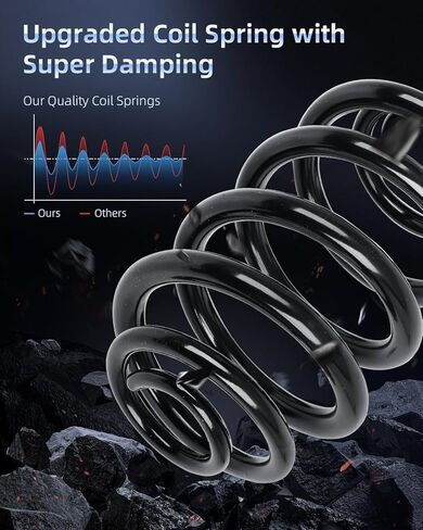 ECCPP Coil Springs Suspension Coil Spring Set for 2004-2010 for BMW X3 Coil Springs for RJ6641 2PCS Rear Coil Springs in Saudi Arabia