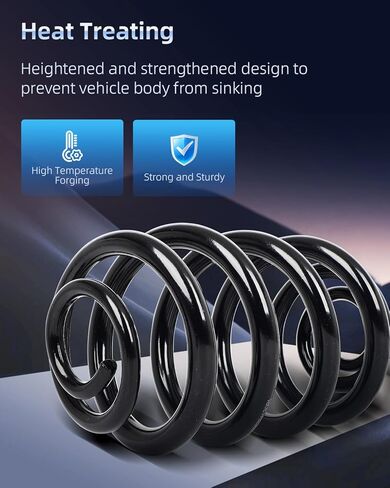 ECCPP Coil Springs Suspension Coil Spring Set for 2004-2010 for BMW X3 Coil Springs for RJ6641 2PCS Rear Coil Springs in Saudi Arabia