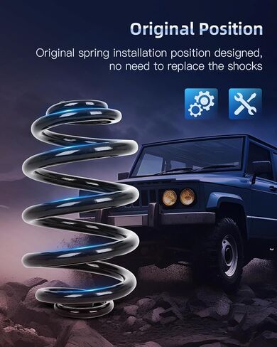 ECCPP Coil Springs Suspension Coil Spring Set for 2004-2010 for BMW X3 Coil Springs for RJ6641 2PCS Rear Coil Springs in Saudi Arabia