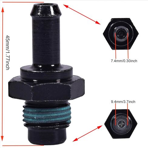 12204-22041 1220422041 صمام PCV متوافق مع شيفروليه بريزم 2000 2001 2002، بونتياك فيبي 2003-2008، تويوتا كورولا 2000-2008، تويوتا ماتريكس 2003-2008، 1.8 لتر in Kuwait