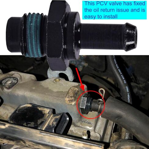 12204-22041 1220422041 صمام PCV متوافق مع شيفروليه بريزم 2000 2001 2002، بونتياك فيبي 2003-2008، تويوتا كورولا 2000-2008، تويوتا ماتريكس 2003-2008، 1.8 لتر in Kuwait