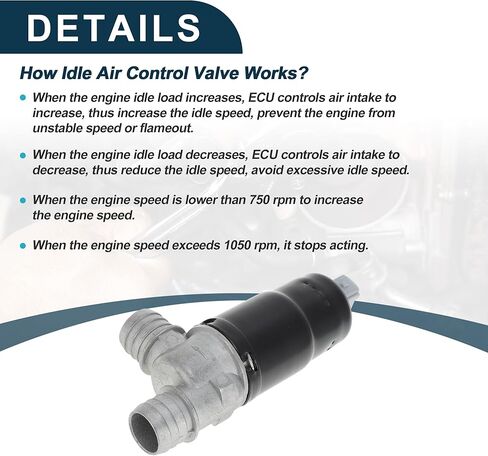 Car Idle Air Control Valve for BMW 528e 1987-1988 for BMW 535i 1985-1993 Replace No.13411286065 IACV Idle Valve Idle Air Control Valve in Saudi Arabia